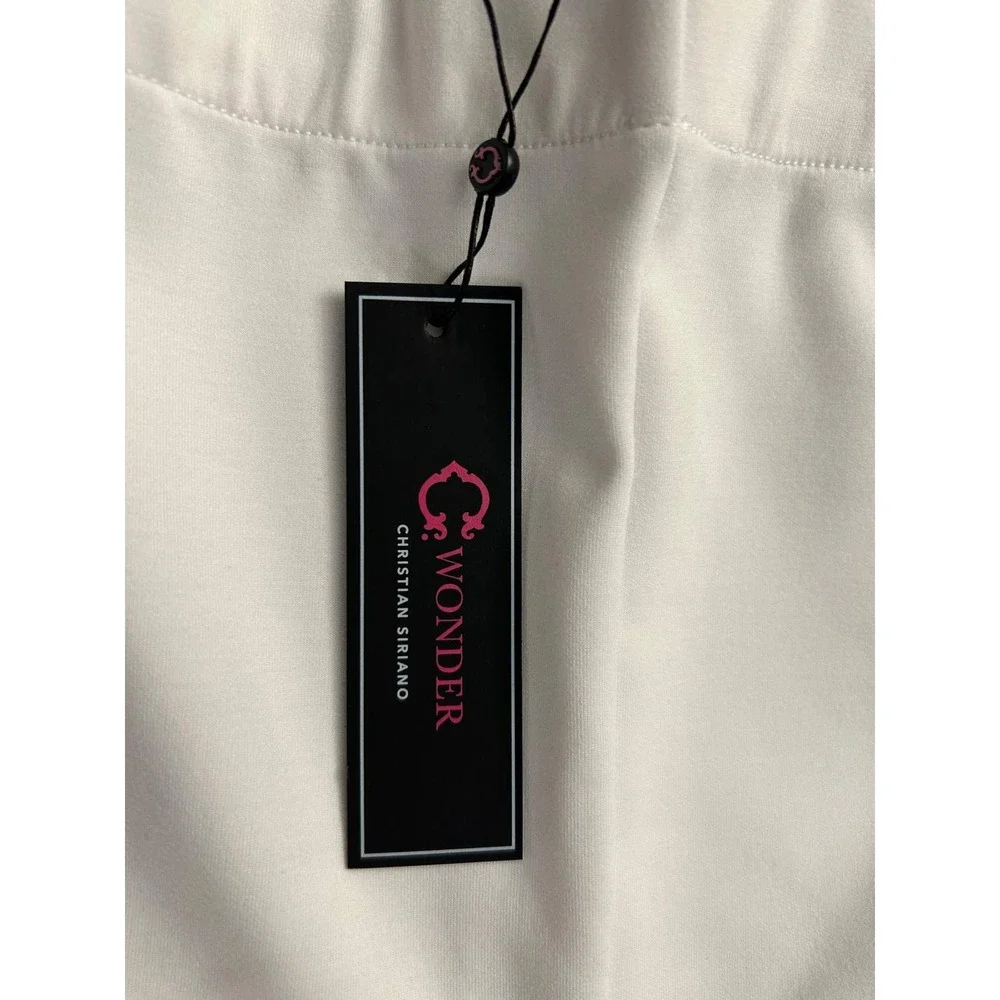 C. Wonder Christian Siriano White Studded Pull On Pants Womens 3X Plus Size NEW